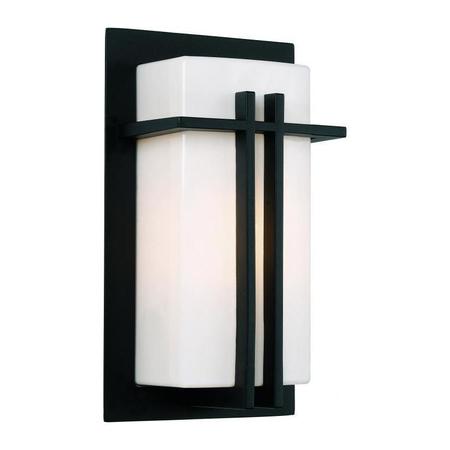 TRANS GLOBE 1Lt Wall Lantern-Bk 40280 BK